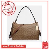 ราคา กระเป๋า Coach แท้ รุ่นF28967 KHAKI/SADDLE 2 กระเป๋า Coach พร้อมส่ง การันตีของแท้ โดย Coach By Gift ไม่แท้ยินดีคืนเงิน (2201653951)