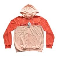 ราคา (XXL อก 52 นิ้ว) LEE COOPER เสื้อฮู้ดชาย กันหนาวแขนยาว สีส้ม มีซิป ผ้านุ่มใส่สบาย ของแท้จากช็อป (41223246473)