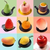 ราคา แอปเปิ้ลเชอร์รี่ผลไม้สีส้มแม่พิมพ์ฝรั่งเศสหลายเชื่อมต่อผลไม้ประเภทมูสเค้กแม่พิมพ์ขัดทรายเคลือบซิลิโคนแม่พิมพ์ (24983111180)