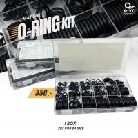 ราคา โอริงกล่อง O-Ring Kit ยางโอริง โอริง จำนวน 225 ชิ้น / 18 ขนาด ชุดโอริง เนื้อ NBR ไซส์หุน งานคุณภาพ ซีลกันนํ้า (24313577333)