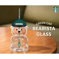 ราคา Starbucks Green Cap Bearista Glass Cold Cup 20 oz. ทัมเบลอร์แก้วสตาร์บัคส์ ขนาด 20 ออนซ์ #StarbucksTH (53706064147)
