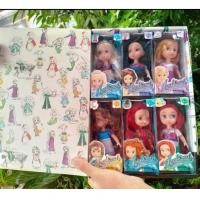 ราคา พร้อมส่ง ตุ๊กตาเจ้าหญิงดิสนีย์ เซต6ตัว ตุ๊กตาเจ้าหญิง ดิสนีย์ Disney เปลี่ยนชุดได้ (7973650621)