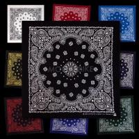 ราคา ผ้าพันคอ ผ้าโพกหัว ลายผ้าเช็ดหน้า Bandana paisley 50 x 50 cm. (19508661267)