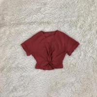 ราคา มือสอง ส่งต่อ เสื้อครอปแขนสั่นทรงค้างคาวชายเกลียว ครอป ครอปแฟชั่น ครอปแขนสั้น ส่งต่อเสื้อผ้า ส่งต่องานป้าย (8845856128)