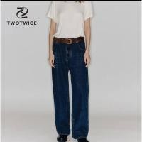ราคา used like new กางเกงยีน #twotwicemoss from#twotwice สี dark blue sz.m #twotwiceส่งต่อ #twotwiceมือสอง #twotwiceยีน (28614612955)