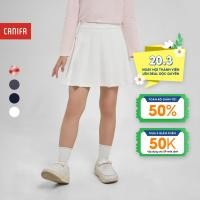 ราคา CANIFA กระโปรงสั้นเด็กผู้หญิงจับจีบและลายธรรมดา 1KS25W001 (43774085840)