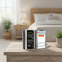 ราคา เครื่องวัดความดันโลหิตแบบชาร์จได้ บลูทูธ สําหรับต้นแขน แสดงผลขนาดใหญ่ วัดอัตราการเต้นของหัวใจและชีพจร (43377262664)