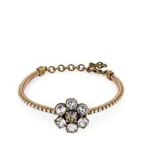 ราคา สร้อยข้อมือ Gucci Crystal Double G (57106221800)