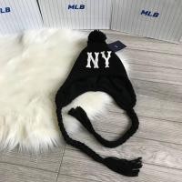 ราคา หมวกไหมพรม mlb สีดำ โลโก้ NY มีหาง 2 ข้าง (7715686232)