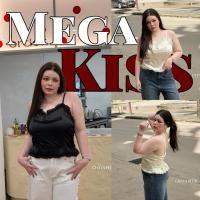 ราคา .(อก38-52)MegaKiss shirtรุ่นเมกะคิส เสื้อสายเดี่ยว เนื้อผ้าซาติน ไซส์ใหญ่ สำหรับสาวอวบ #Sh309 (56851954649)