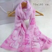 ราคา ผ้าพันคอลายคิตตี้ สีชมพูอ่อน (24105100052)