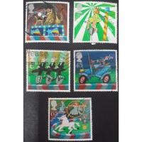 ราคา E131 แสตมป์อังกฤษใช้แล้ว ชุด EUROPA Stamps - The Circus ปี 2002 ใช้แล้ว สภาพดี 5 ดวง ครบชุด (3711320874)