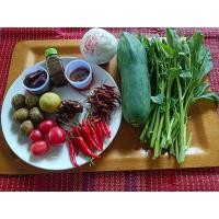 ราคา ชุดทำส้มตำปูปลาร้า (มะละกอสด + ผักเคียง + เครื่องครบ) พร้อมตำ รสแซ่บ (56652390093)