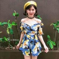 ราคา จั๊มสูทไขว้หน้าแขนพอง (1414473446)