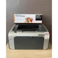 ราคา ปริ้นเตอร์มือสอง HP LASERJET P1006+หมึก 85A หมึกใหม่ ส่งฟรี รับประกัน 3เดือน พร้อมใช้งาน สภาพสวย อุปกรณ์ครบ (3693223232)
