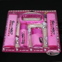 ราคา ชุดหุ้ม 5 ชิ้น หุ้มสายเบลท์ +หุ้มเกียร์ธรรมดา +หุ้มเบกมือ+ที่ครอบกระจกส่องหลัง ลายคิตตี้ kitty ใส่ได้ทุกรุ่น (13702344398)