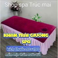 ราคา ผ้าปูที่นอนนวดสปามีรูวัสดุไมโครไฟเบอร์ 90190 น้ําหนัก 700 ถึง 750กรัม (49801567599)