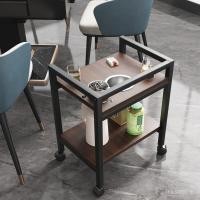 ราคา ไพ่นกกระจอกห้องหมากรุกโต๊ะข้างขนาดเล็กเล่นไพ่พิเศษบ้านชาชั้นวางโต๊ะกาแฟสองชั้นชั้นวางชาไพ่นกกระจอกโต๊ะน้ําชา 3JSZ (49604988963)