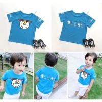 ราคา เสื้อยืดเด็กลายการ์ตูนกระพรวน Doraemon สีฟ้า (22925800807)