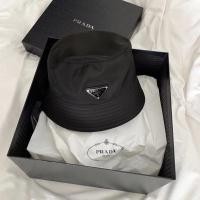 ราคา ✨Prada Nylon Bucket Hat Sz.S สีดำ (5945194775)