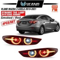 ราคา ไฟท้าย LED Vland Mazda 3 Sedan Axela 4th Gen BP 19-21 ไฟท้ายบาร์ LED พร้อมสัญญาณไฟเลี้ยว ไฟแสดงสถานะ (23758457870)