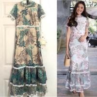 ราคา เดรสปะการังสีเขียว งานตามหา หายากมาก มือสอง (16667031726)