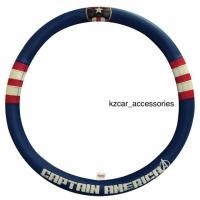 ราคา หุ้มพวงมาลัยหนัง ลายกัปตันอเมริกา Captain America ลิขสิทธิ์แท้ (2305327405)