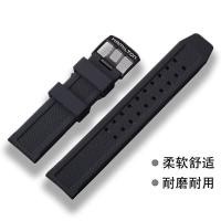 ราคา [เครื่องมือติดตั้งฟรี] Hamilton Hamilton สายนาฬิกายางสีกากี Air Jazz Pilot สายซิลิโคนชาย 20/22 (47556712308)