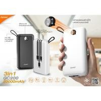 ราคา (สีขาว) D-power GC100 Fast Power Bank 10000mAh แบตสำรอง พาวเวอร์แบงค์ แบตเตอรี่สำรอง ชาร์จเร็ว Quick Charge Power Bank (25230362029)