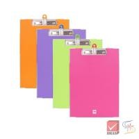 ราคา Elephant ตราช้าง คลิปบอร์ด ดูราพลาส 1110 A4 (คละสี) จำนวน 1 แฟ้ม (5939207221)