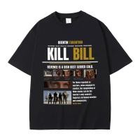 ราคา Hot Quentin Tarantino Classic Action Movie Kill Bill T Shirts Summer Men Women Fashion Casual T-shirt Male Vintage Stree (43718987324)