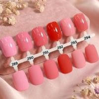 ราคา สีเจล SIRIMONGKOL No.289-297 | สีชมพู ม่วง กลิตเตอร์ โทนหวาน ทาเรียบเนียน ติดทน | เจลทาเล็บคุณภาพร้านทำเล็บ (24267674499)