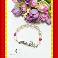 ราคา SWAROVSKI สร้อยข้อมือมุกสวารอฟสกี้พร้อมข้อต่อแฟชั่น (4585939063)