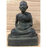 ราคา หลวงพ่อก้านชลบุรี พ.ศ. 2509 หน้าตัก 5 นิ้ว พระบูชา monk buddha (43323177398)