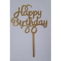 ราคา HAPPY WEDDING DELUXE CAKE TOPPER / LUXURY HAPPY WEDDING CAKE DECORTATIONS / HAPPY WEDDING ANNIVERSARY CAKE TOPPER (24637491878)