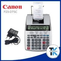 ราคา CANON P-23 เครื่องคิดเลข สีขาว Canon P23-DTSC II เครื่องคำนวณแบบลูกกลิ้งหมึก 12 หลัก (7793005857)