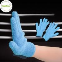 ราคา HdmEliana ถุงมือปัดฝุ่นไมโครไฟเบอร์ - ถุงมือทําความสะอาดแบบยืดได้และระบายอากาศ, ไม่ใช่กันน้ําสําหรับรถยนต์, เรือ, รถบ้าน, สระว่ายน้ํา, บ้าน, ห้องครัว ไทย (55506357184)