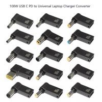 ราคา 100W USB Type C To Dc Power Jack Connector USB C To Universal Laptop Power Adapter ปลั๊กแปลงasus Dell โน้ตบุ๊ค Lenovo (17687793463)