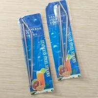 ราคา เงิน หลอดสแตนเลส ชุด 2 ชิ้น + แปรง - หลอดสแตนเลส / หลอดสแตนเลส / หลอด (24085605018)