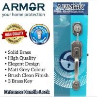 ราคา Armor Double Handle Lock Set Matt Grey Silver Antique Brass Black (53155379547)