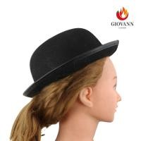 ราคา GIOVANNI หมวกดาร์บี้สีดํา, 1 ชิ้นฮาโลวีน Props นักมายากลหมวกด้านบน, บทบาทเล่นสีดําเรียบง่าย Bowler หมวกด้านบน Party Supplies (46256302493)