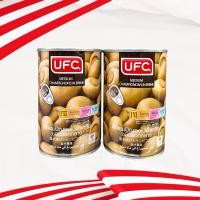 ราคา ยูเอฟซีเห็ดแชมปิญอง ในน้ำเกลือ ชนิดดอกกลาง Medium Champignons In Brine ตรา UFC น้ำหนัก 425 กรัม (24466670540)