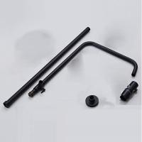 ราคา Black Stainless Steel Shower Pipe Shower Mixer Tube Bathroom Shower Faucet Accessories Fittings (29769681385)