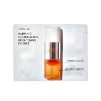 ราคา (ในไลฟ์ลด100฿)ของแท้*พร้อมส่ง*ส่งไวLaneige Radian-C Double Essence ขนาด5 กรัม/ซอง (23286214460)