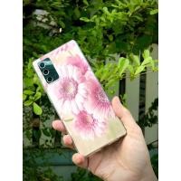 ราคา เคสsamsung note 20 เคสซิลิโคนดอกไม้สีชมพู (5758830398)