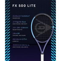 ราคา ไม้เทนนิส DUNLOP FX 500 LITE 2025 น้ำหนัก 270 กรัม (สินค้าสั่งขึ้นเอ็นตามออเดอร์ ไม่รับเปลี่ยน หรือคืน) (52251709723)