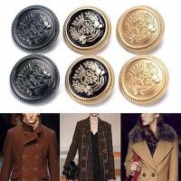 ราคา 10ชิ้นวินเทจโลหะรอบที่มีปุ่มรูปแบบสําหรับเสื้อผ้าเย็บเย็บมือเสื้อแจ็คเก็ตเสื้อสูทอุปกรณ์เสริม (55554163112)