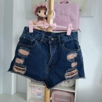 ราคา กางเกงยีนส์ขาสั้น tan jeans มือสอง (21890463307)