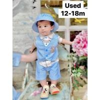 ราคา ชุดไปงานเด็กผู้ชายสีฟ้า ชุดสูทเด็ก ชุดไปงานแต่งเด็ก ชุดออกงานเด็กสีฟ้า Peony (20278388039)