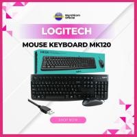 ราคา เมาส์คีย์บอร์ด USB Logitech MK120 (52357221875)